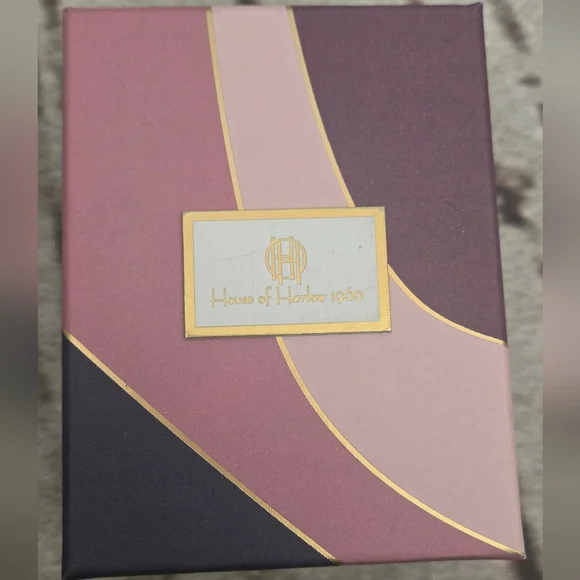 House of Harlow bow earrings NIB 14K Gold plated - Picture 4 of 6